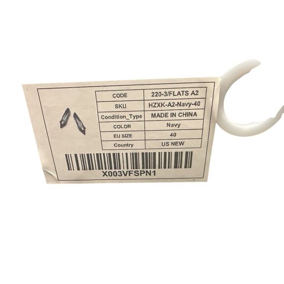 NIB C.Paravano Women's Pointed Toe Ballet Flats with Bow Slip-On Dressy Flats 40 - Picture 3 of 4